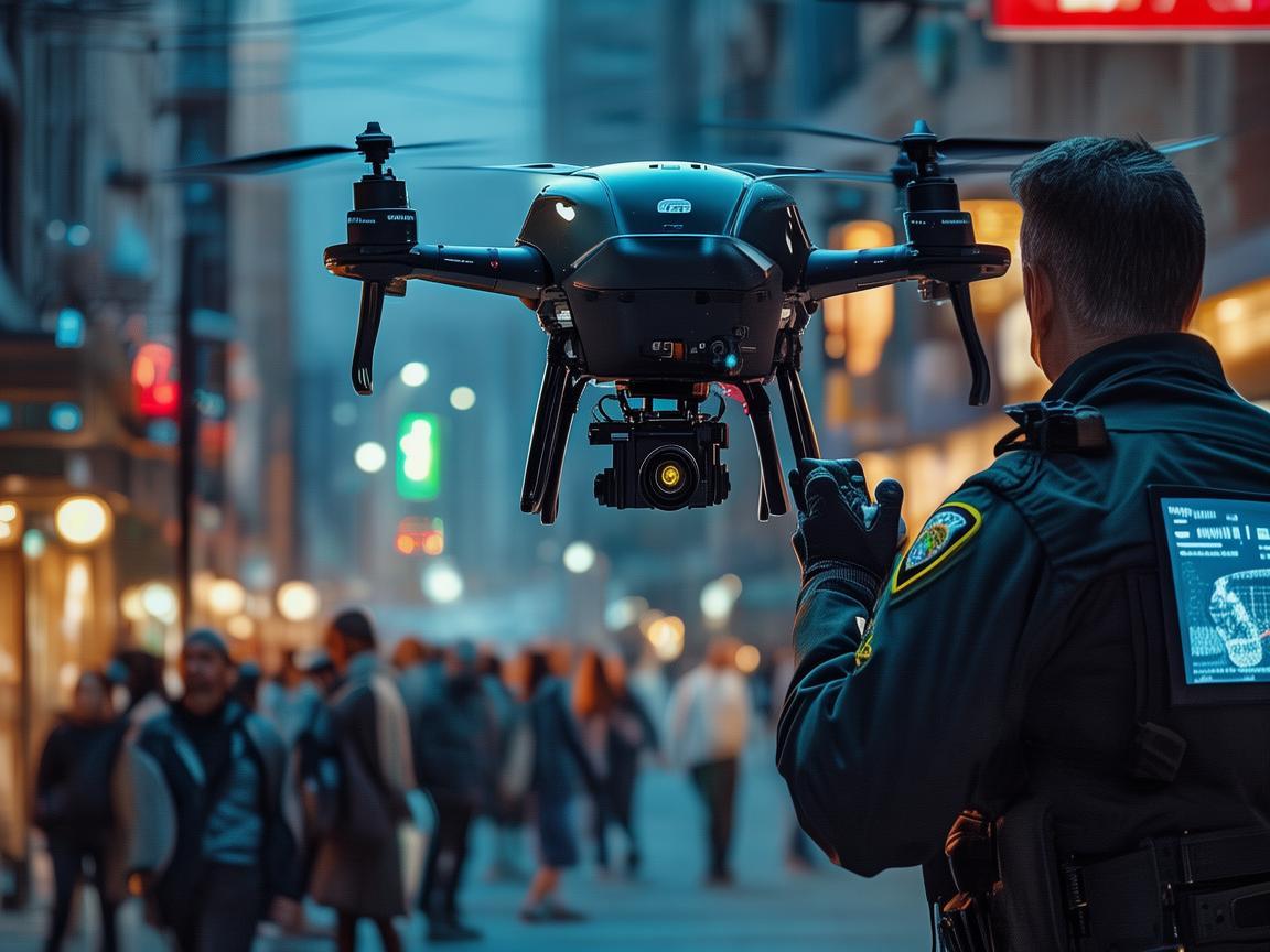 警察如何利用无人机技术提升公共安全监控的效率与精准度？