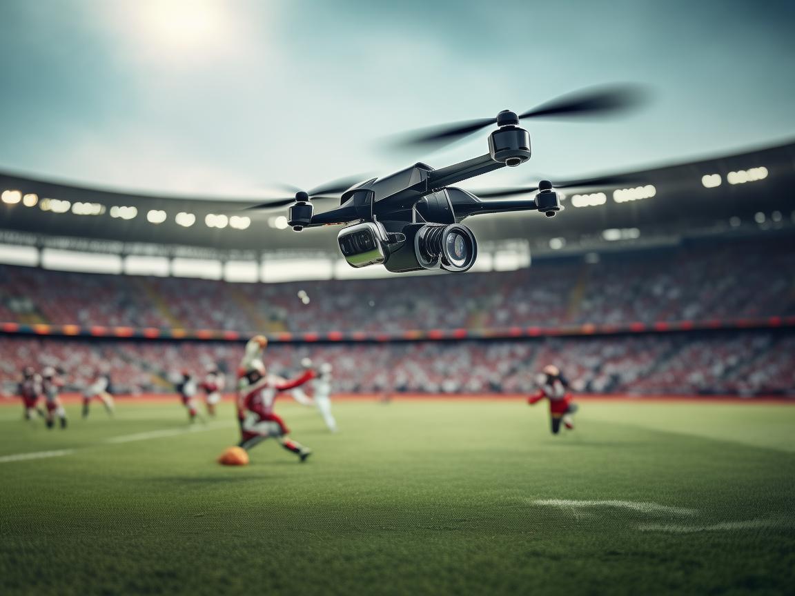 球类运动中的无人机应用，如何精准捕捉比赛瞬间？