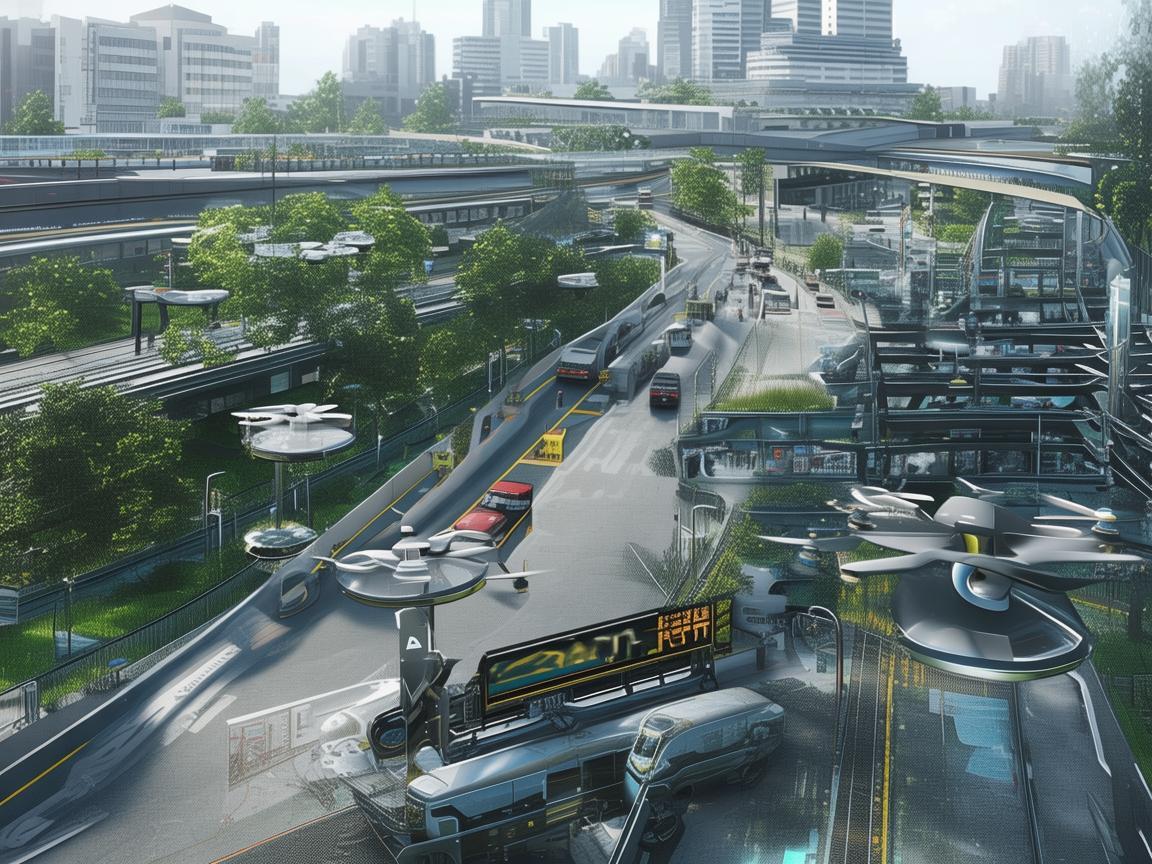 如何利用无人机技术优化地铁站点周边的交通监控？