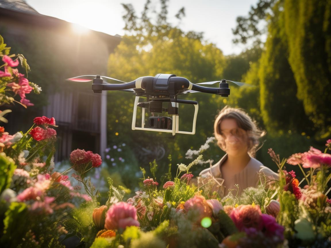 花艺师与无人机，如何通过空中视角重塑花艺设计？