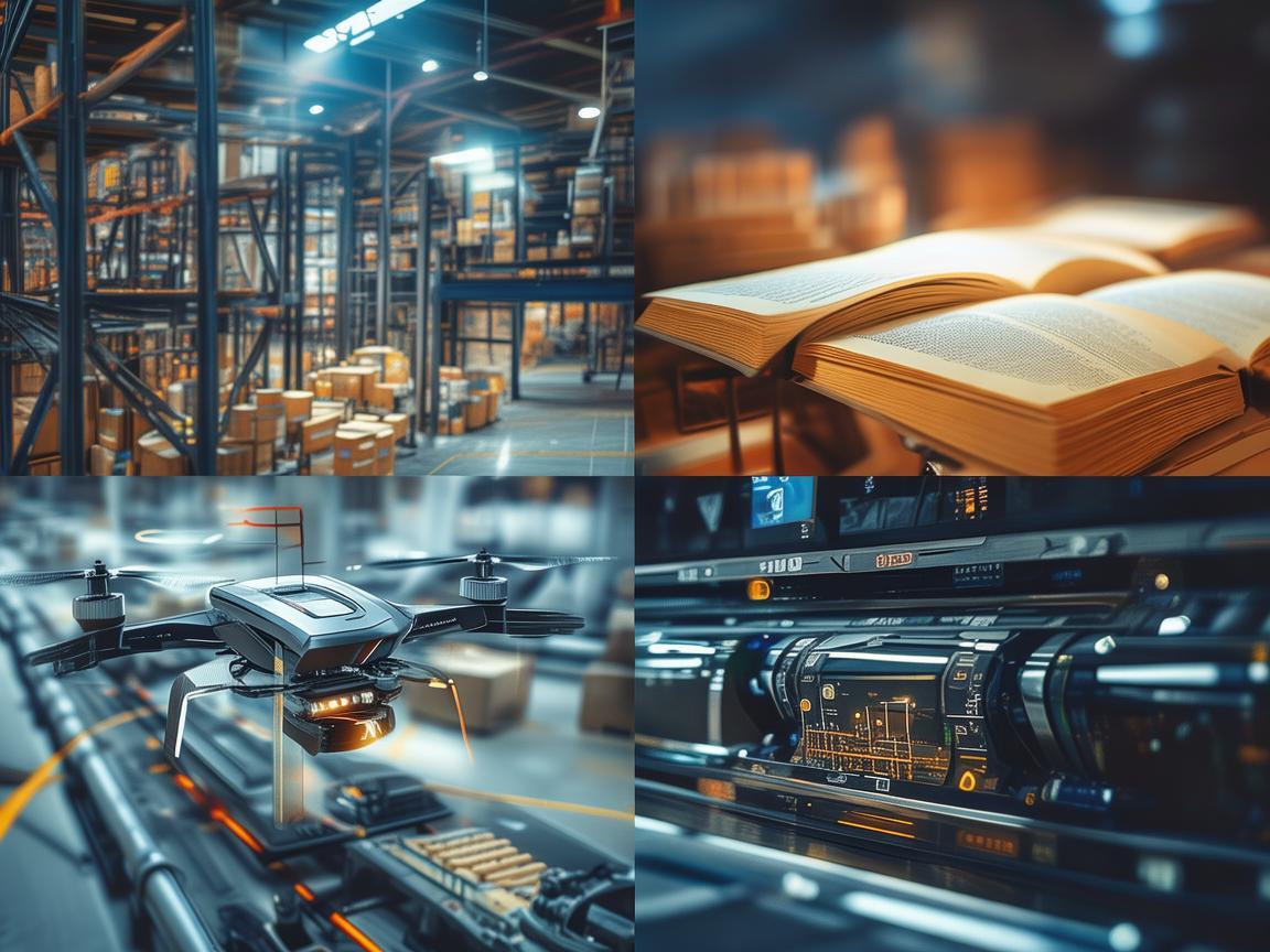 无人机在工业物流中的智慧之眼，书籍如何助力技术革新？