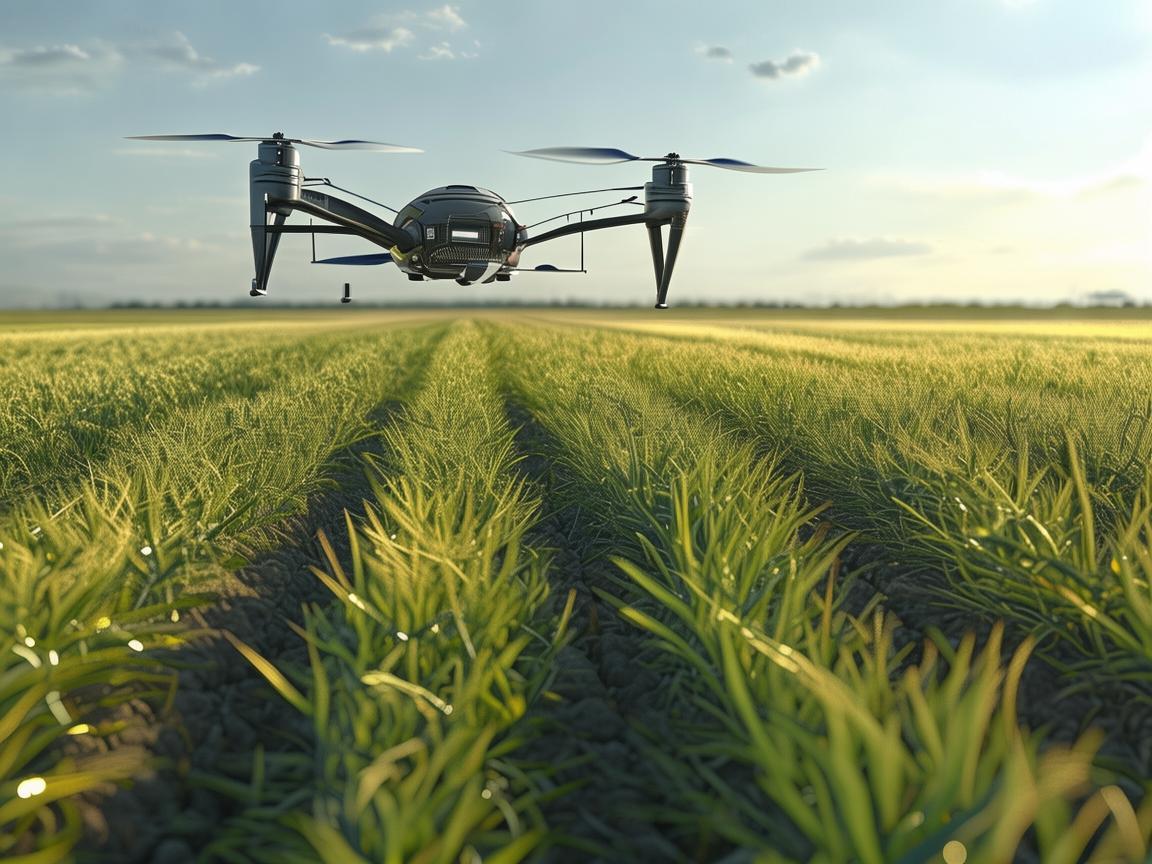 高粱田的空中守望者,无人机如何精准监测作物生长?