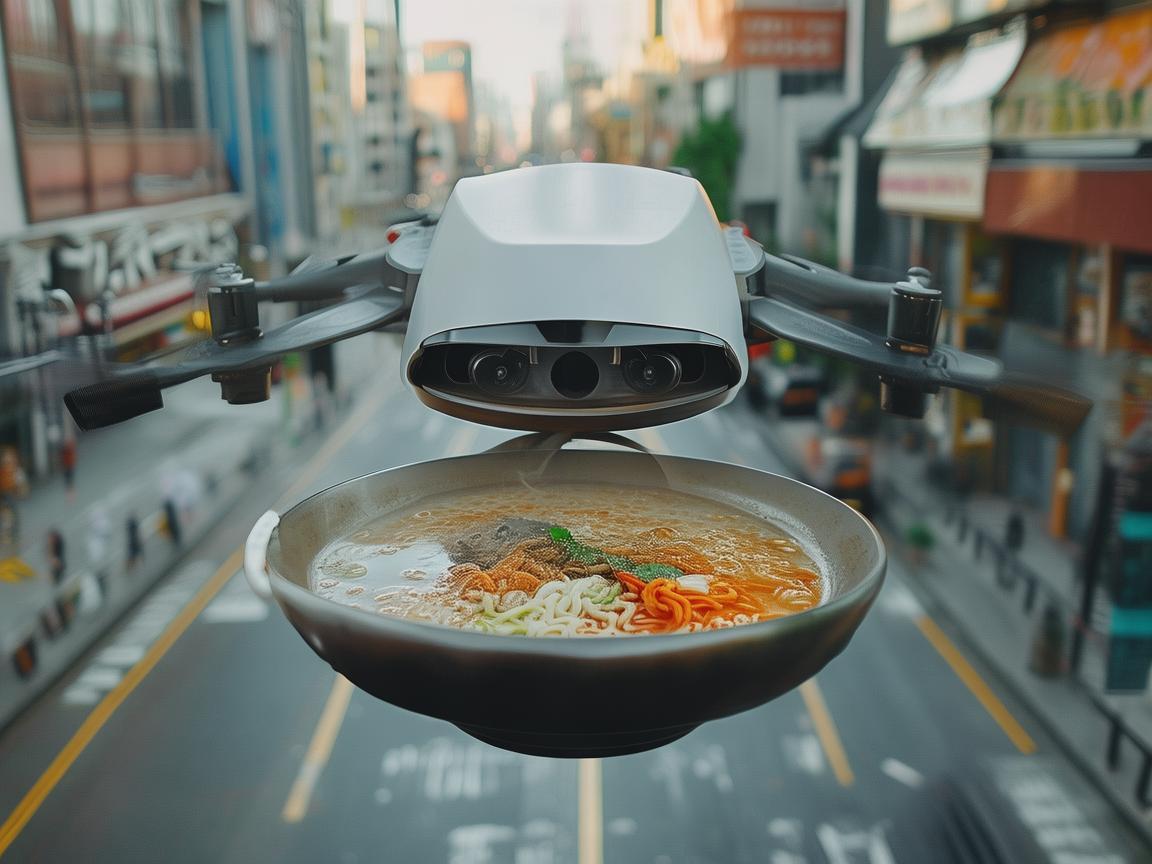无人机送餐,拉面界的空中美食家? 无人机送餐,拉面界的空中美食家?