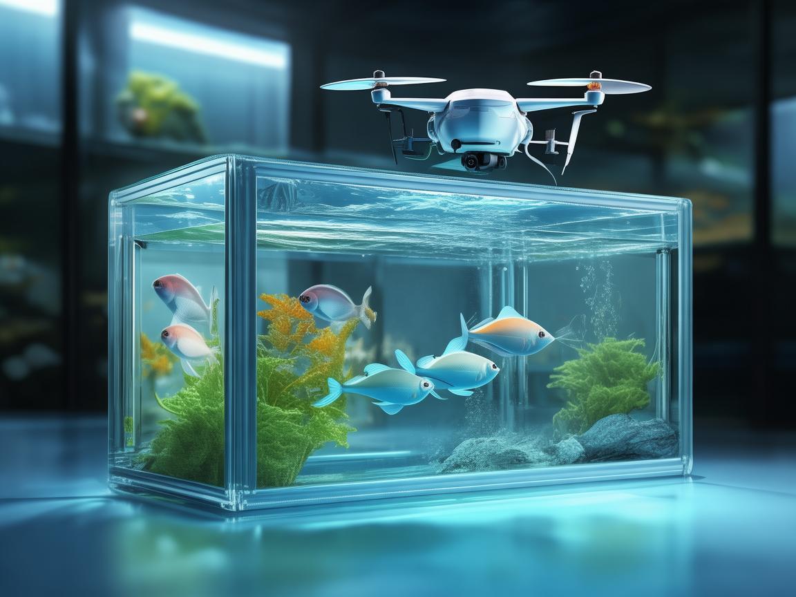 鱼缸监控新视界，无人机在水族馆管理中的应用挑战