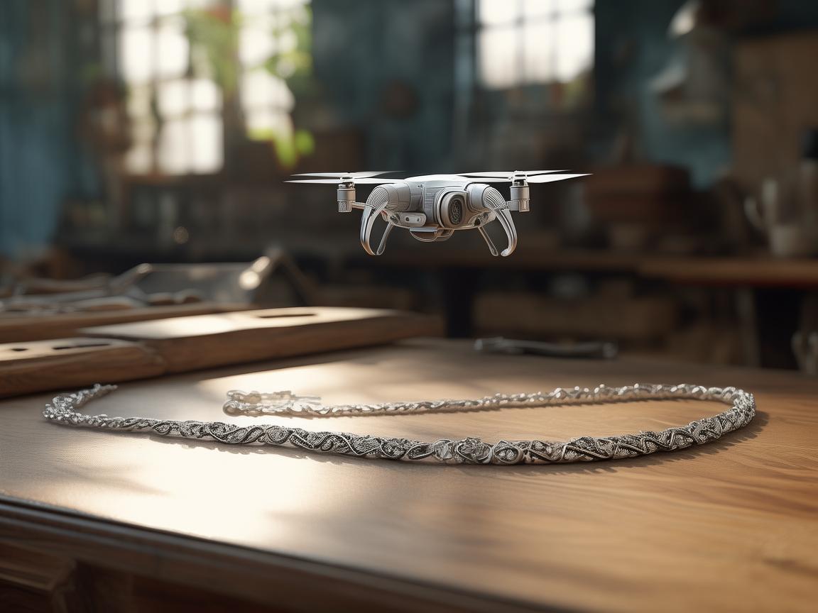 银饰定制，无人机技术如何精准送达每一寸细节？