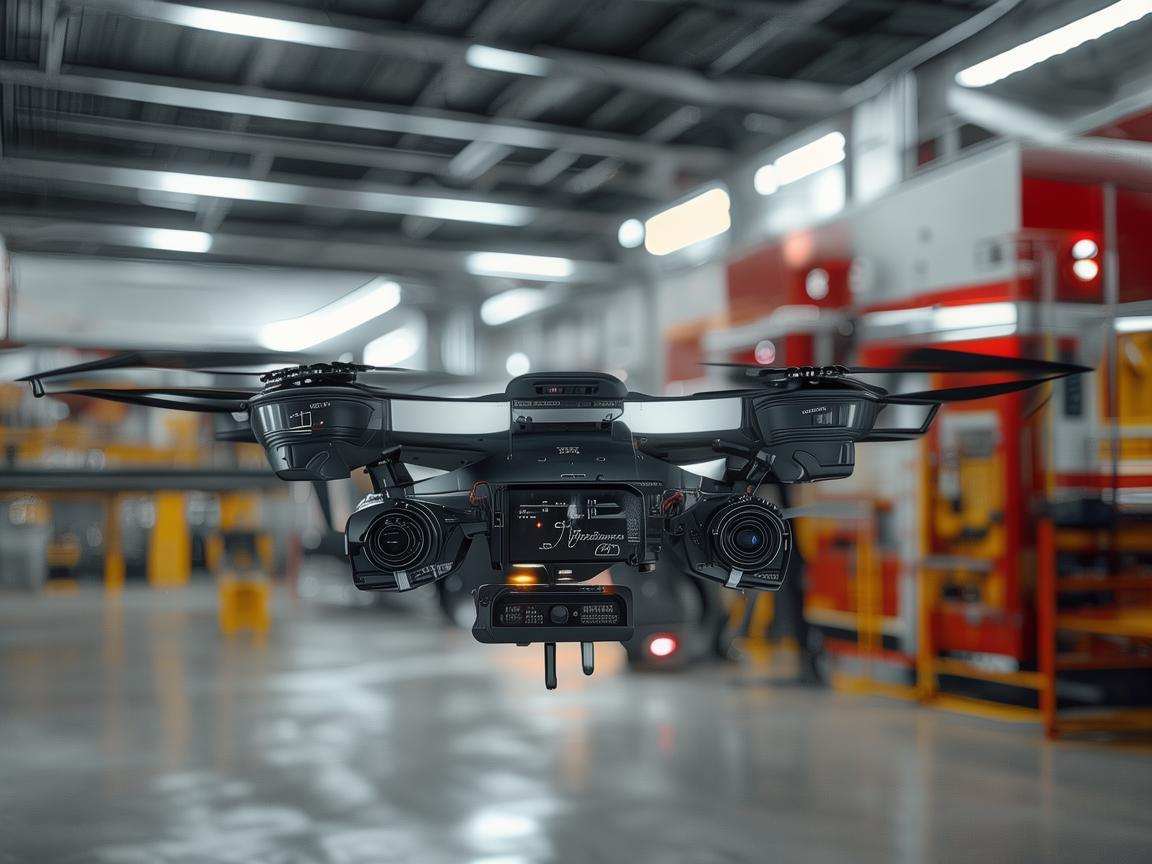 无人机在消防局车库的应急响应能力，如何实现高效部署与精准监控？