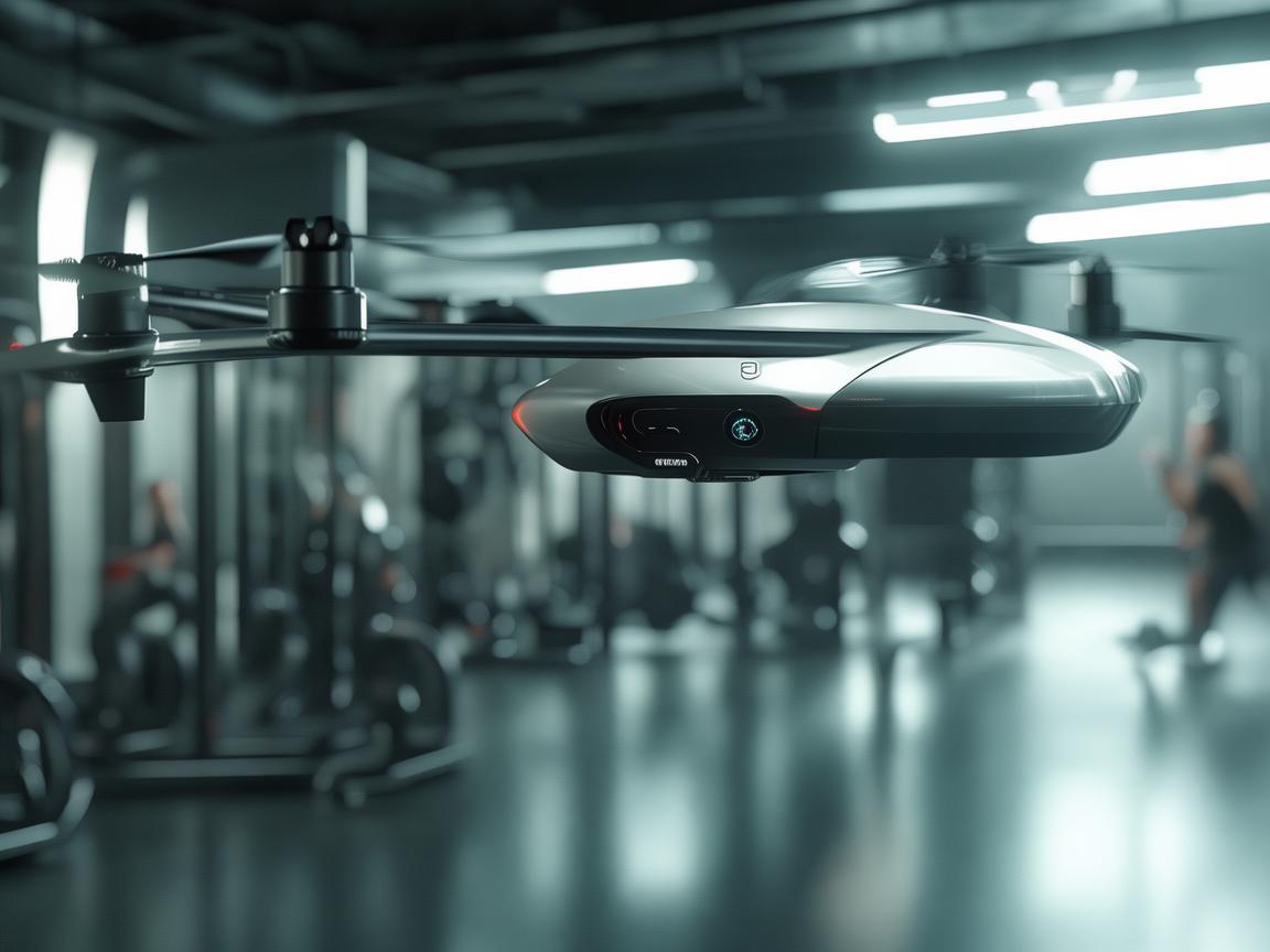 无人机在健身房的未来角色，安全监控与个性化训练的空中使者？
