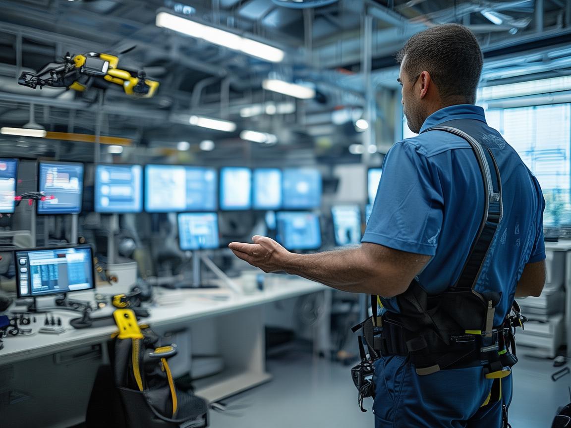 无人机工业应用中，辅导员如何确保操作员的安全与技能提升？