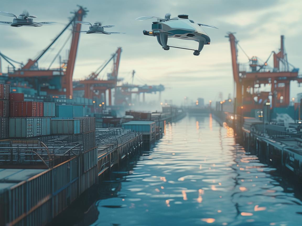 船舶停靠点，无人机如何优化港口物流效率？
