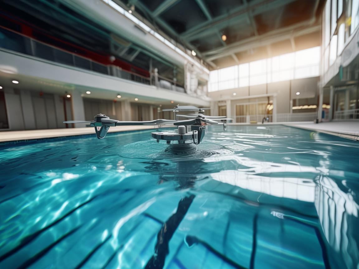 无人机在游泳馆跳水池的精准定位与监控，技术挑战与解决方案