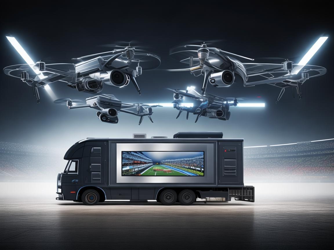 电视转播车如何与无人机技术融合，以提升体育赛事直播的效率与质量？