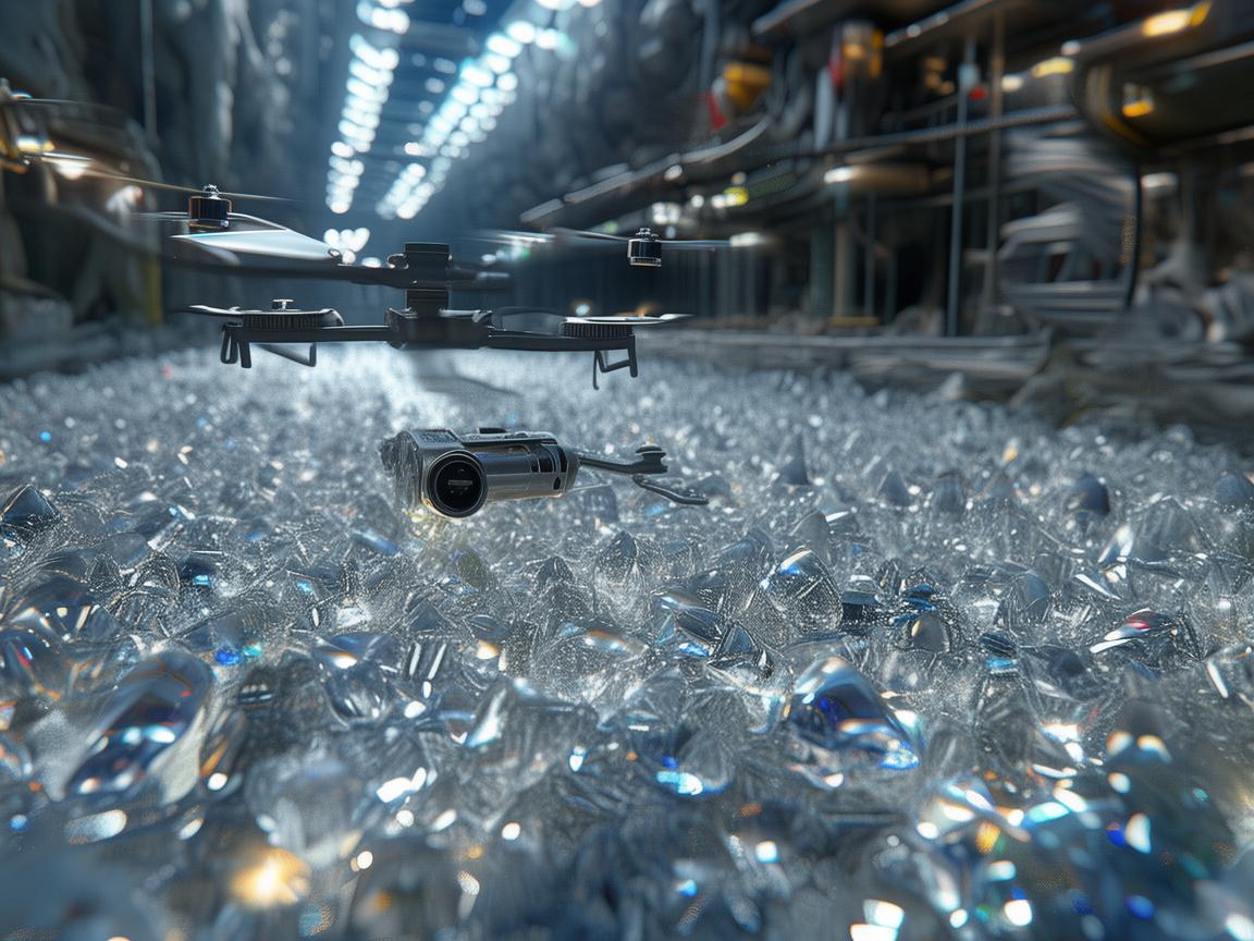 无人机在珠宝行业，如何利用钻石饰的精准定位技术提升开采效率？