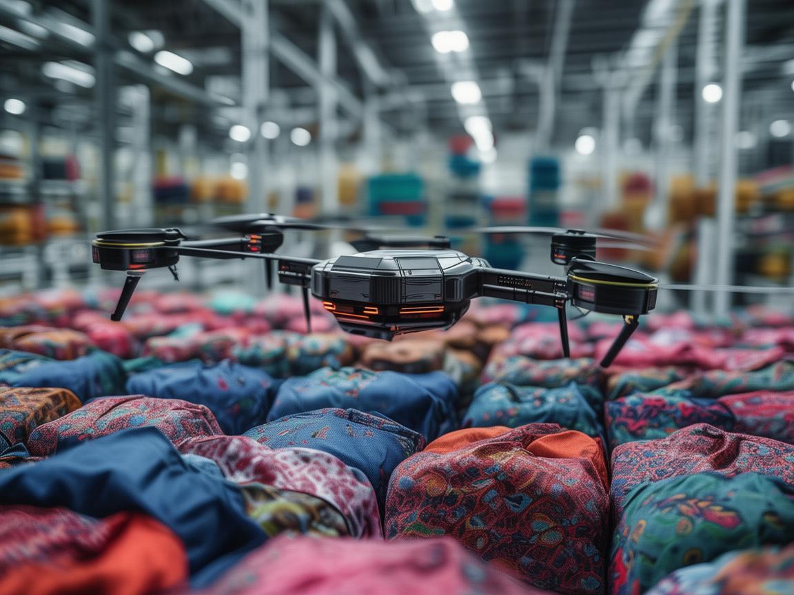无人机助力衣物整理袋工业应用新突破