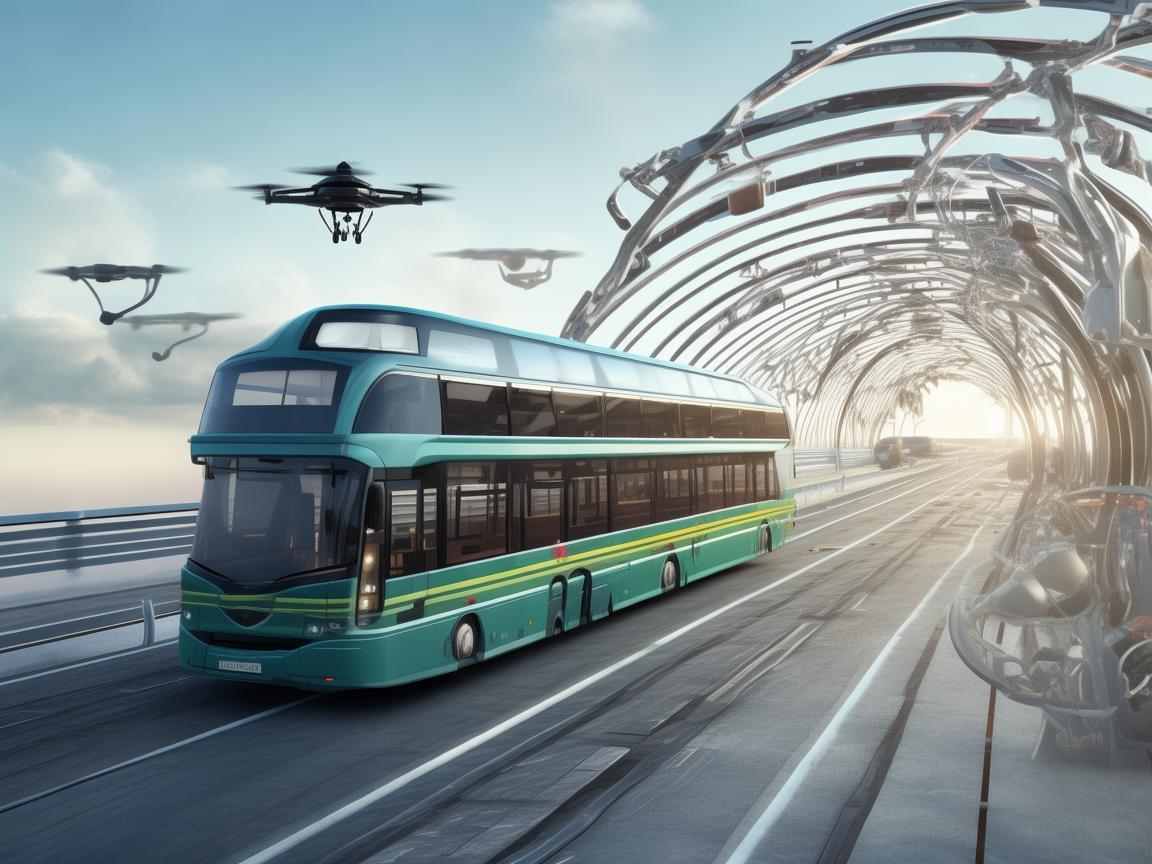 双层巴士，无人机物流运输的‘高架桥’？