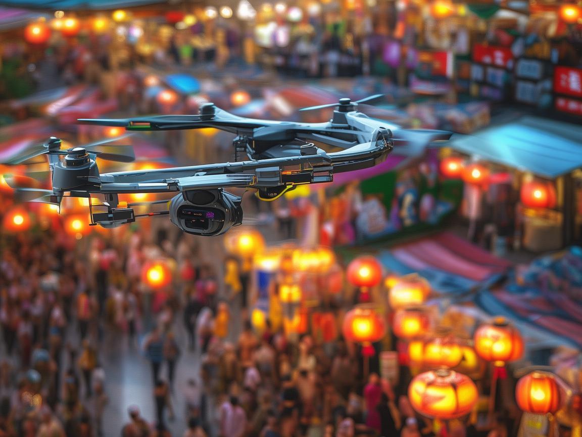 夜市摊位，无人机如何提升其运营效率与安全？