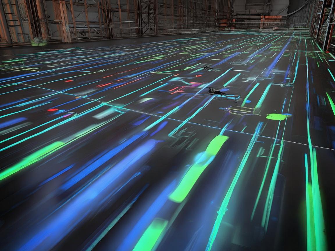 如何利用地板贴纸优化无人机仓储物流的导航精度？