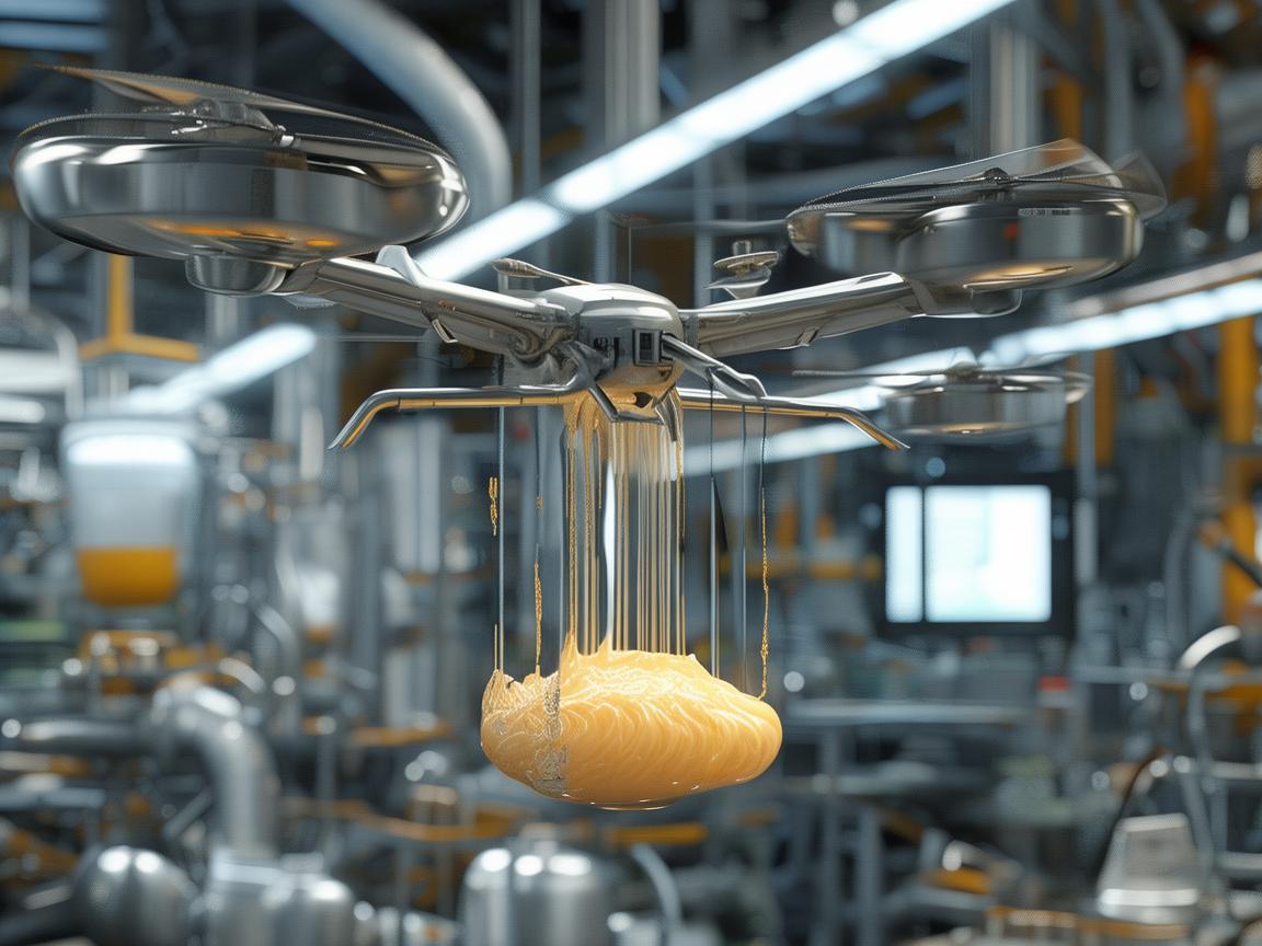 无人机在豆浆生产中的精准投料挑战，如何实现高效、无损的物料配送？