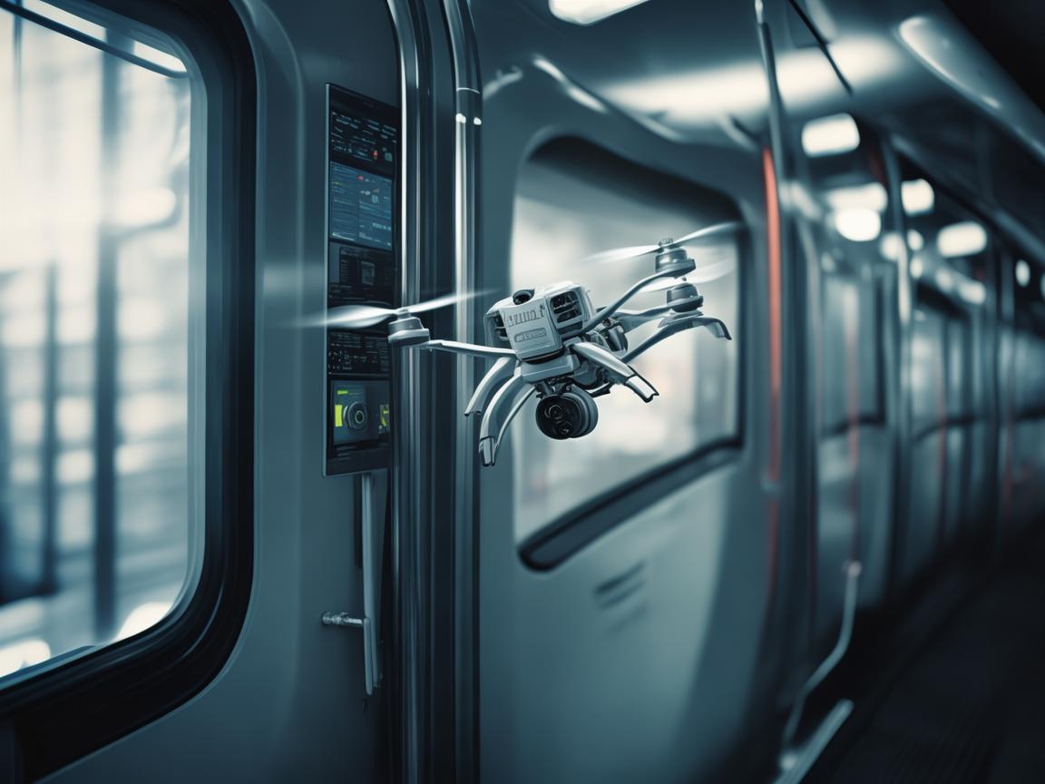 轻轨车厢监测，无人机技术的精准‘眼’界