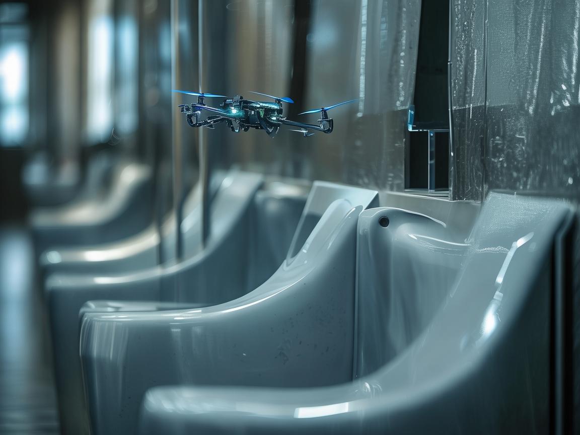 蹲便器监测，无人机在公共卫生设施维护中的创新应用？