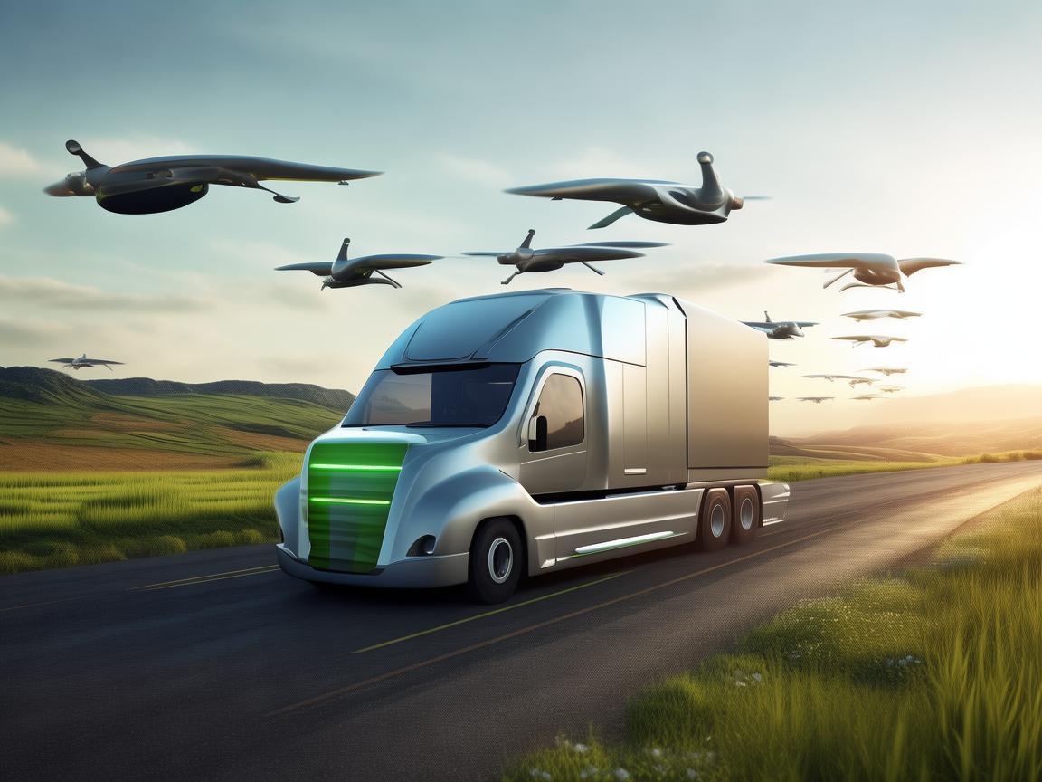 氢能源货车与无人机，空中物流的绿色未来？