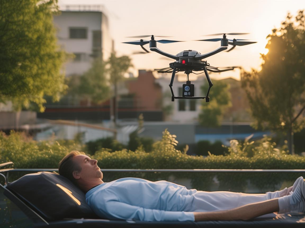 前列腺增生患者的空中守护者，无人机在医疗监测中的新角色？