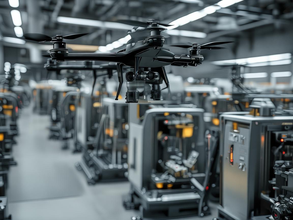 车间机床与无人机，如何实现精准协作与监控？