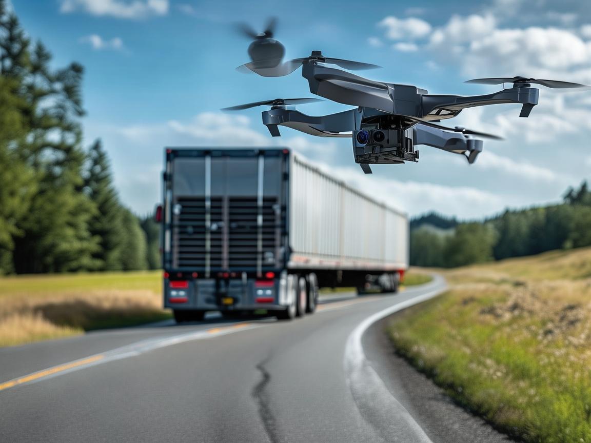 半挂车运输中，如何利用无人机实现精准定位与监控？