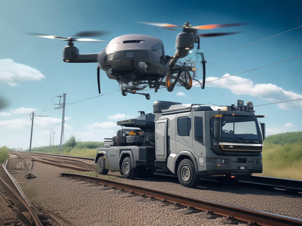 接触网作业车与无人机，如何实现高效协同作业？