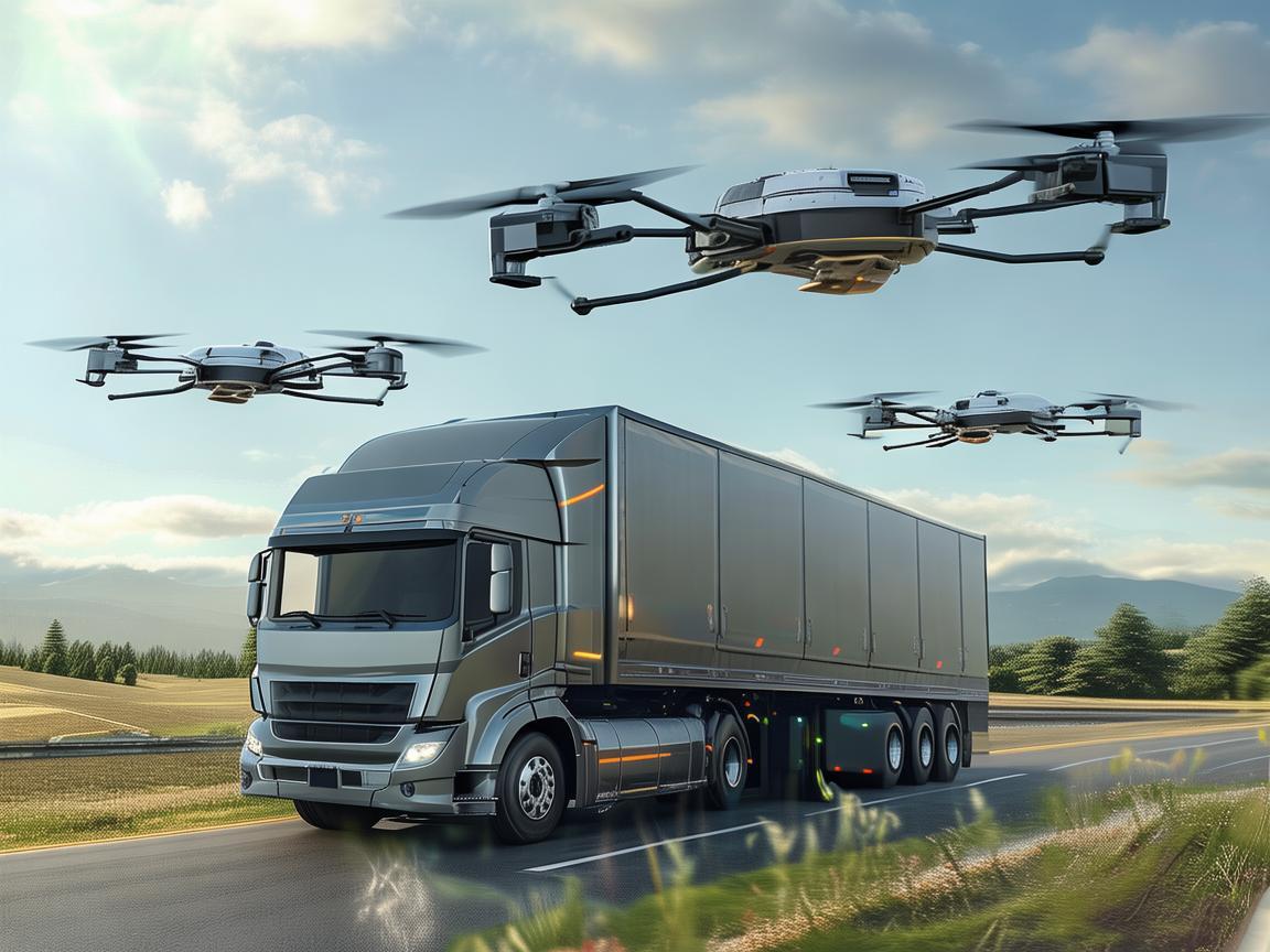 全挂牵引车在无人机物流运输中的安全与效率平衡如何实现？