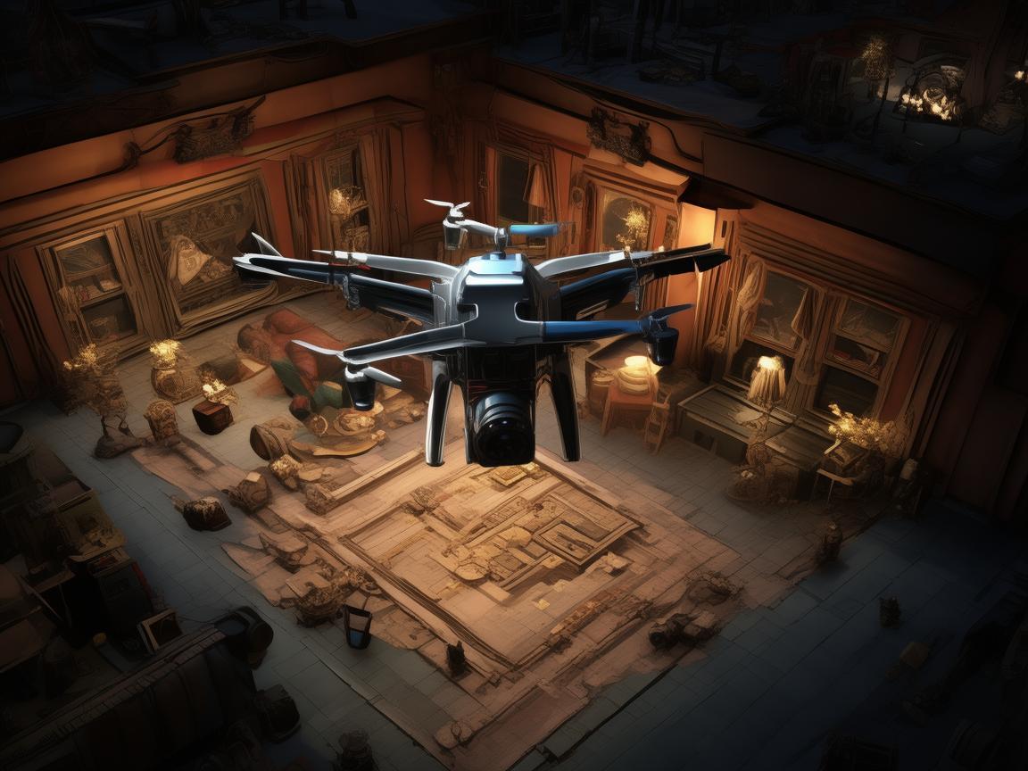 无人机在剧本杀中的创新应用，如何实现空中视角的沉浸式体验？