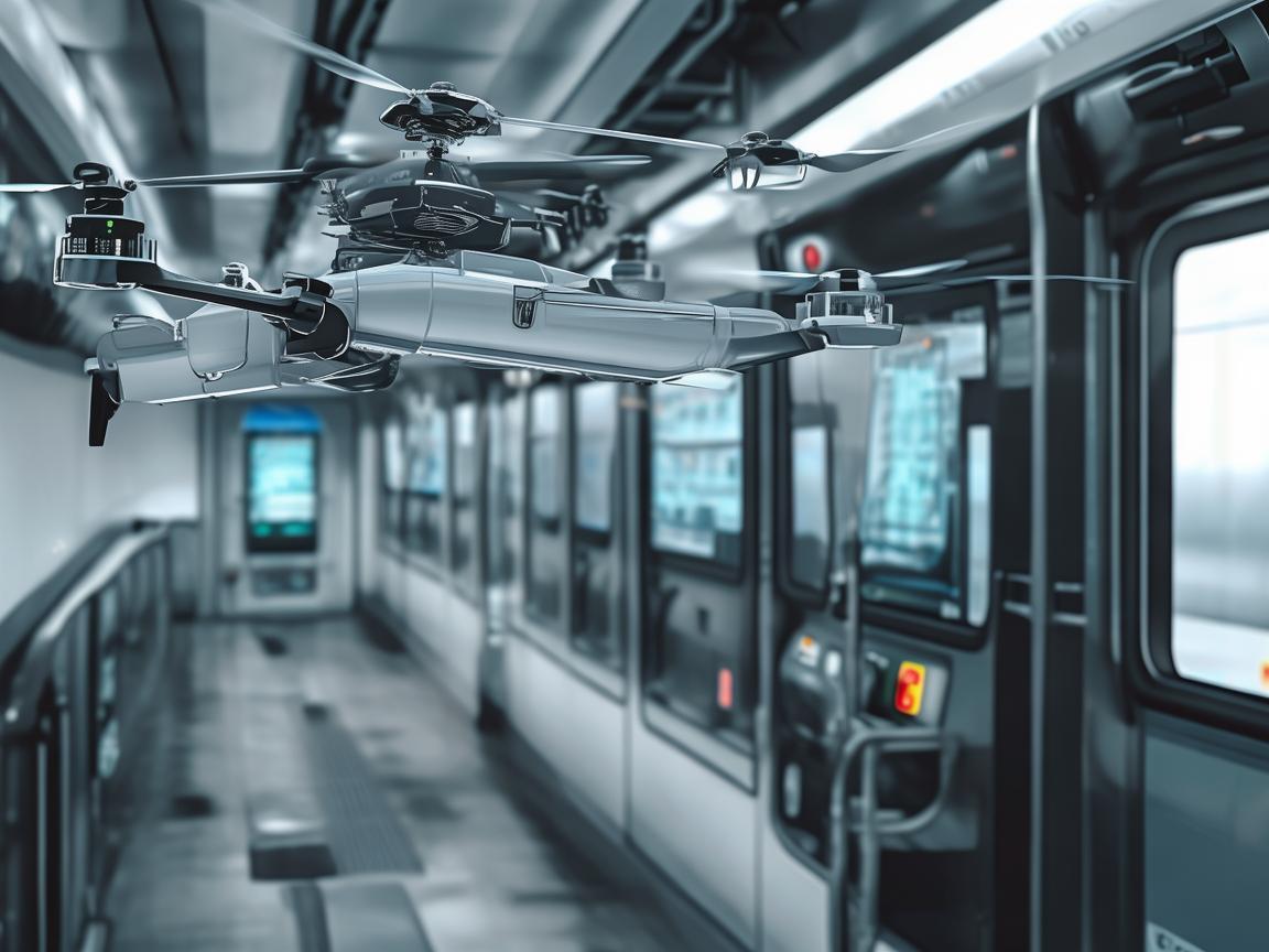 轻轨车厢监测，无人机技术如何实现精准监控与维护？