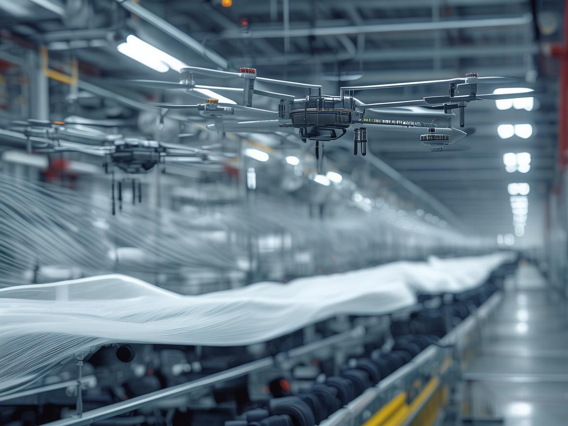 无人机助力工业被罩生产实现高效飞跃