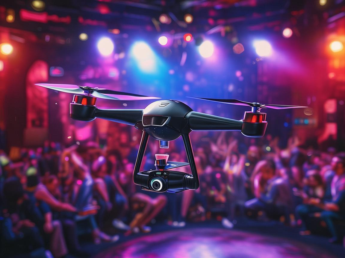 无人机在脱口秀现场,如何安全高效地实现空中取材? 无人机在脱口秀现场,如何安全高效地实现空中取材?