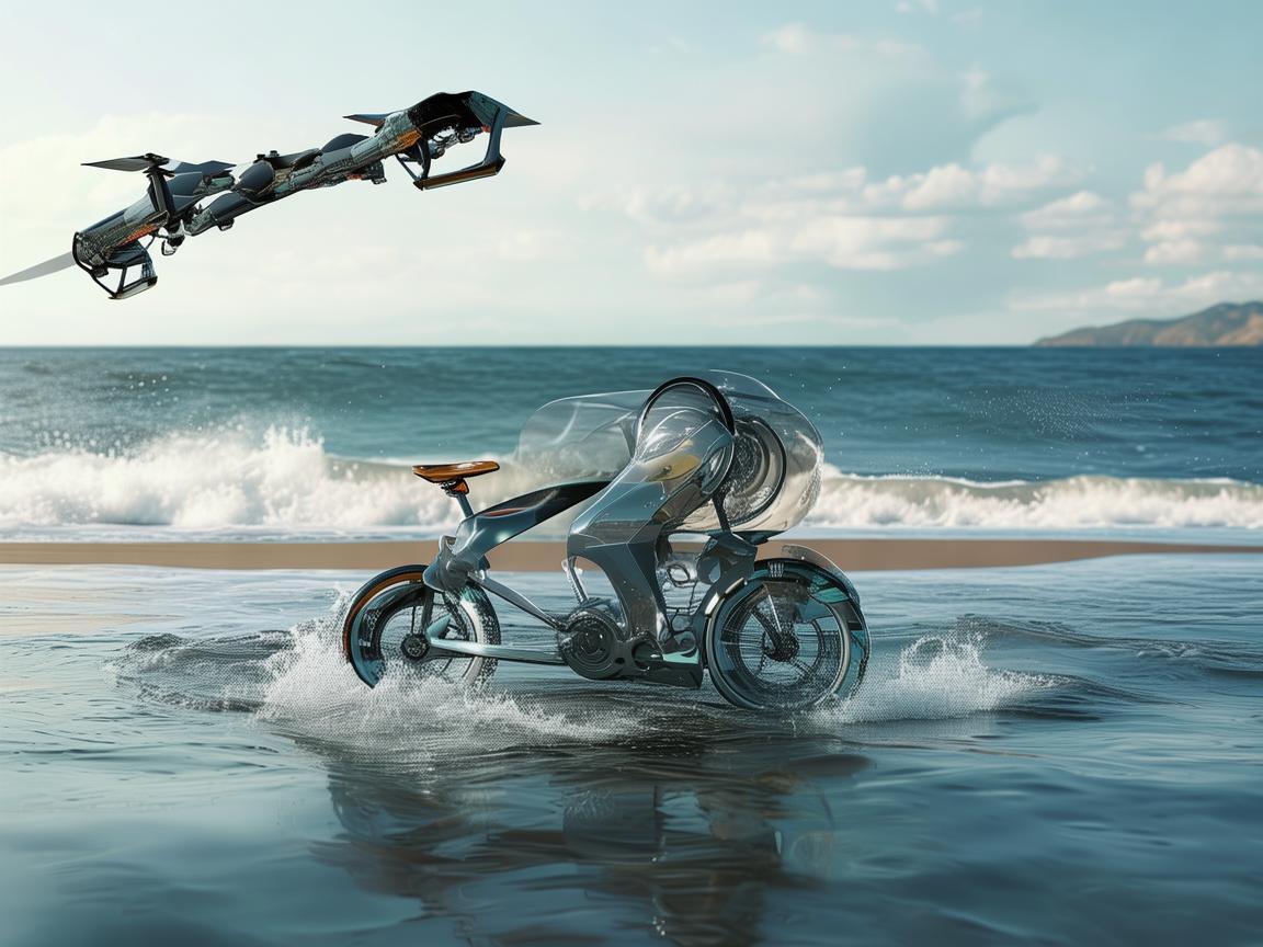 水陆两用自行车与无人机的跨界融合，如何实现高效物流运输？