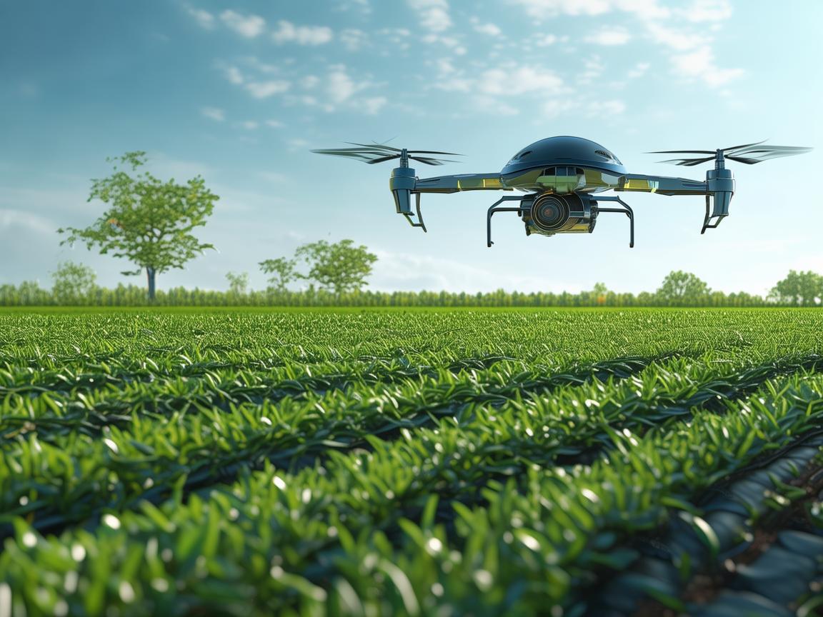 遗传学在无人机精准农业中的角色，如何通过基因优化作物监测？