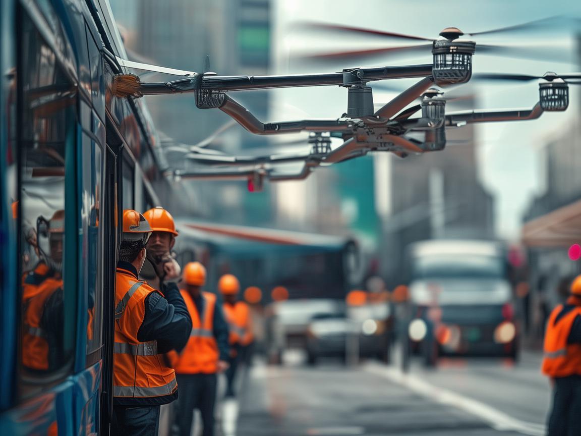 公共汽车巡检，无人机在公共交通设施监测中的角色与挑战