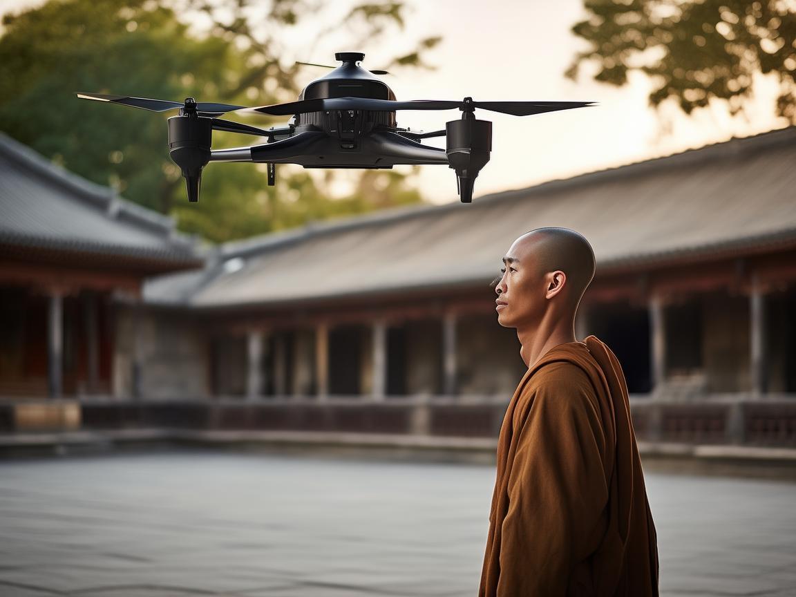 和尚与无人机，如何在宗教场所安全执行空中监控任务？