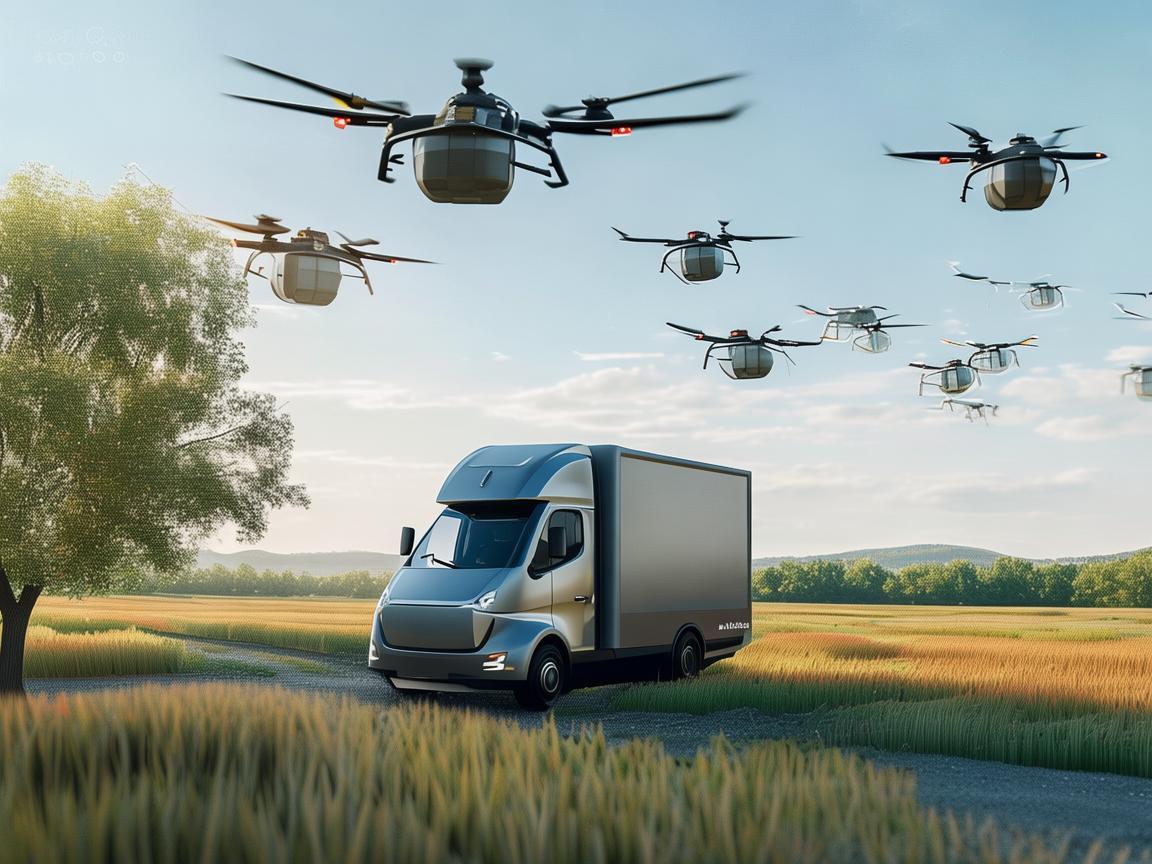 电动货车与无人机协同配送，如何优化物流效率？