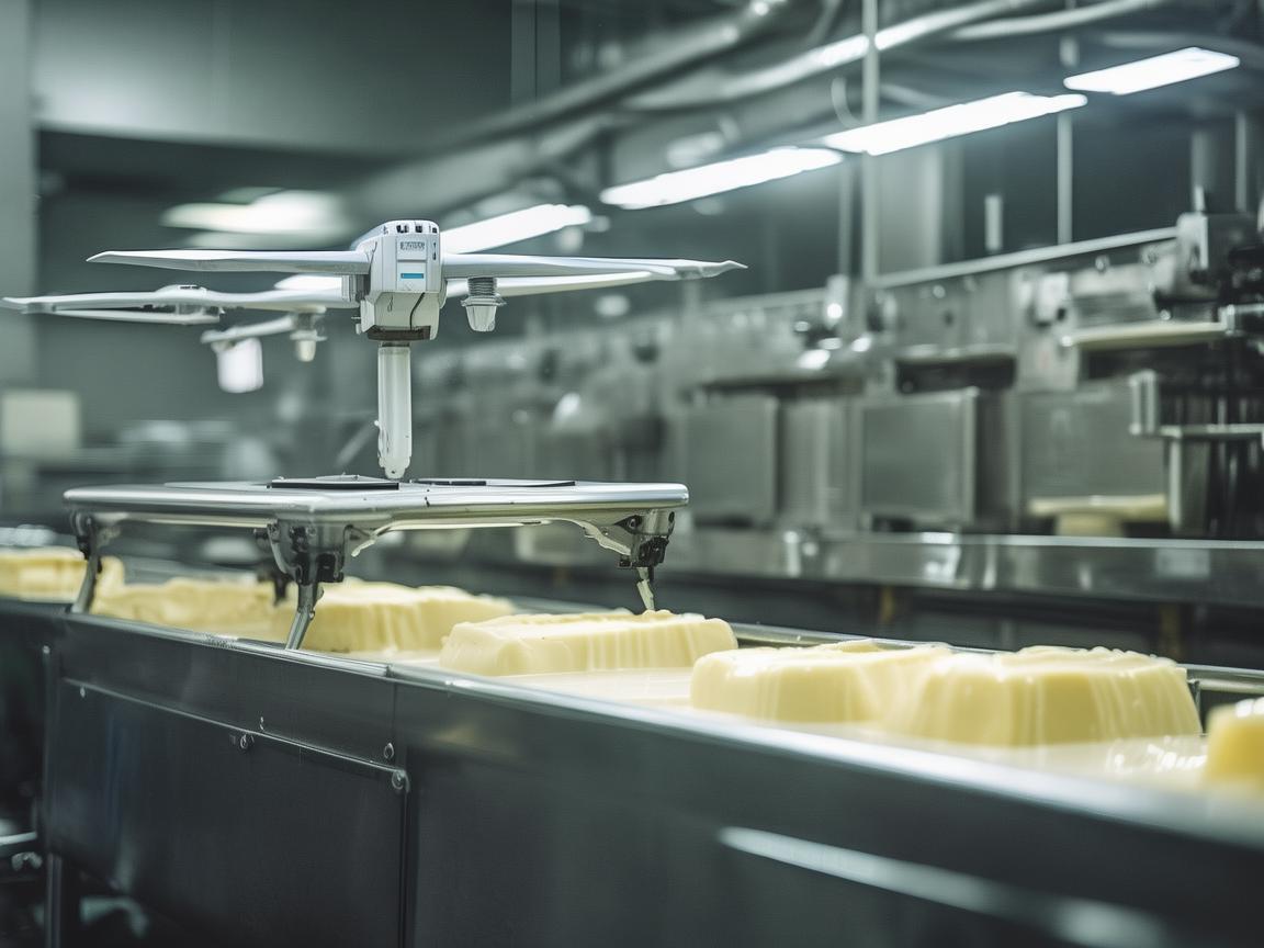 无人机在黄油生产线的自动化监控，如何确保黄油质量与安全？