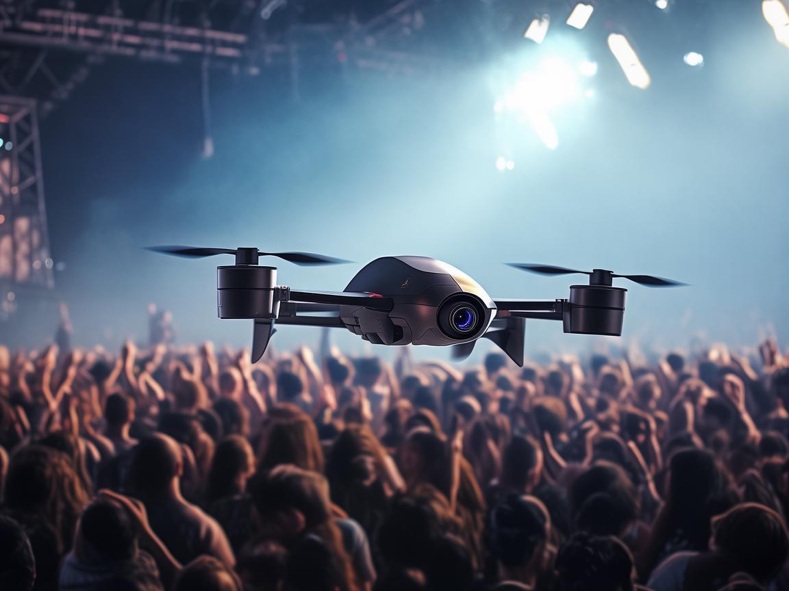 无人机在音乐节现场的智能监控与安全保障，如何精准定位歌手的实时位置？