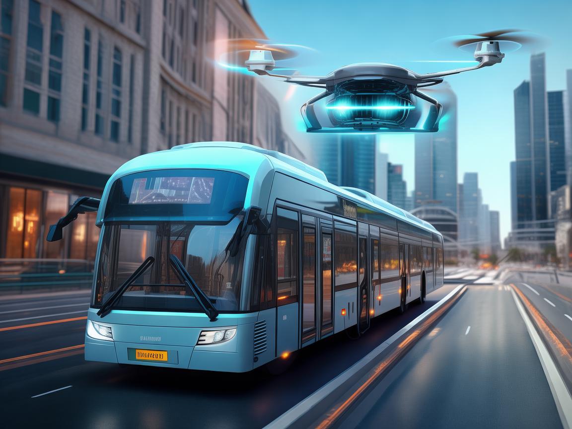 公共汽车，无人机监控下的安全新视界？