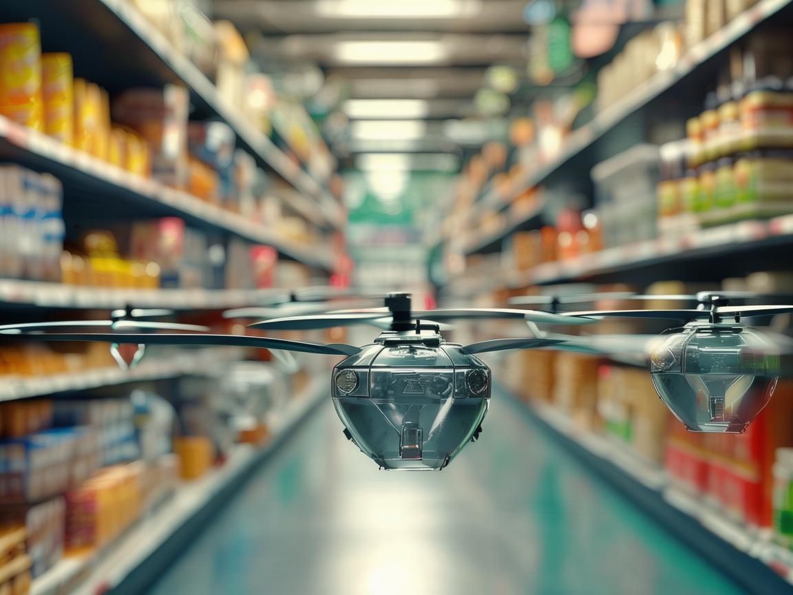 超市中无人机配送，如何实现高效、安全的‘空中超市’？