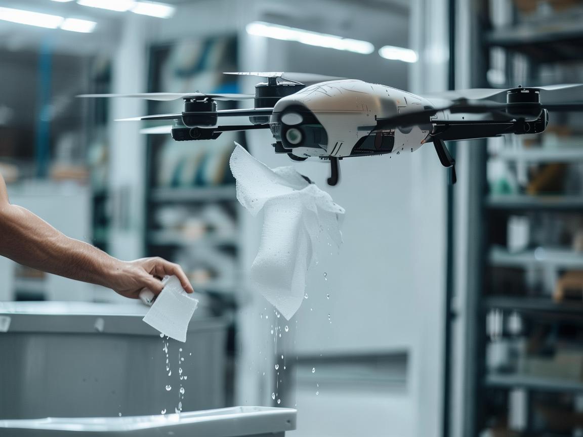 湿纸巾的精准投放，无人机在工业物流中的新挑战