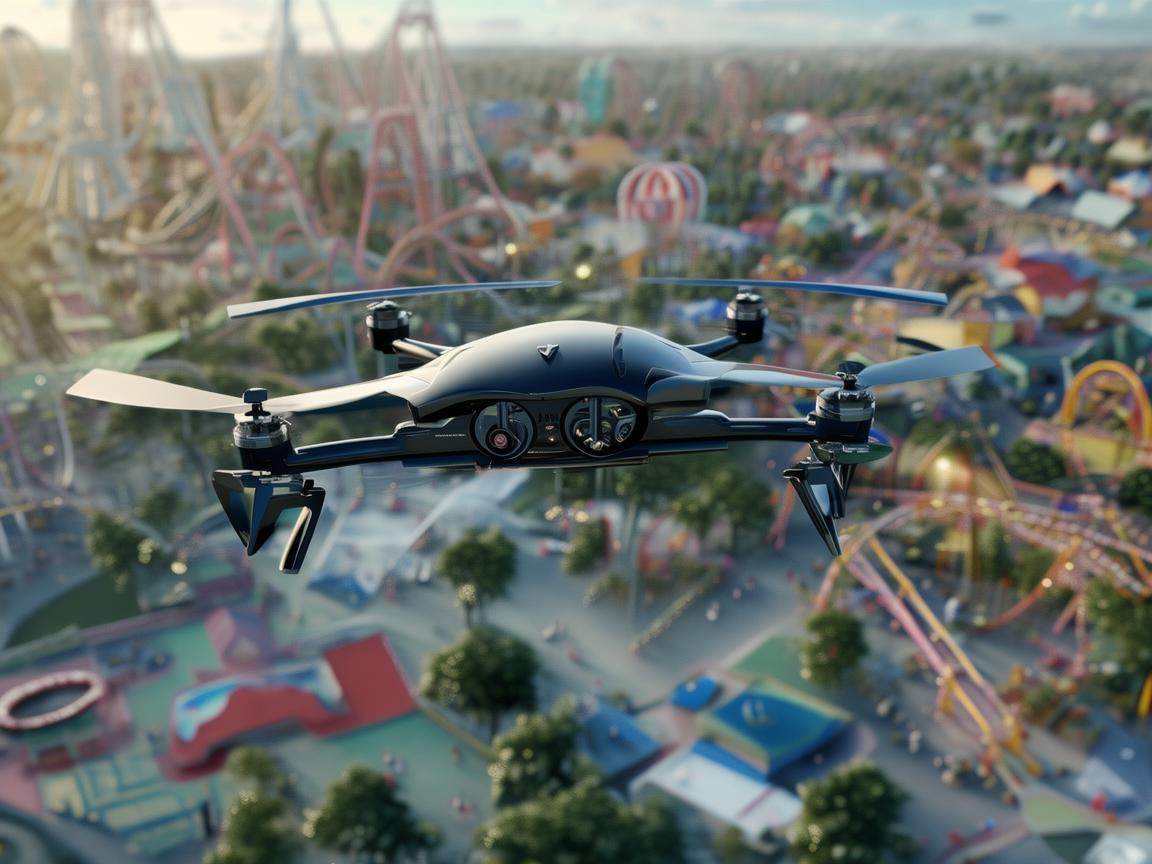 无人机在主题公园安全监控中的角色与挑战