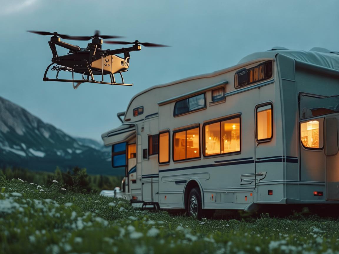 房车露营新体验，无人机在房车营地安全监控中的应用挑战