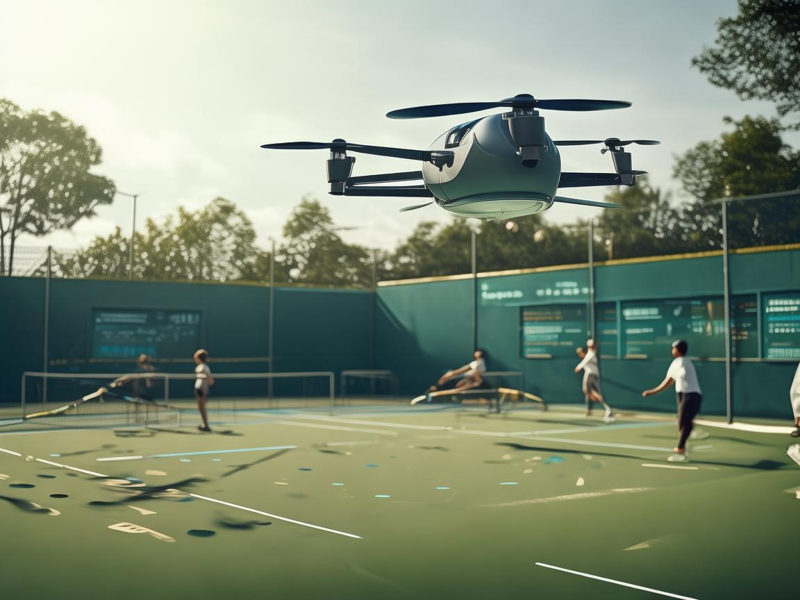 如何利用无人机技术提升网球俱乐部的训练效率与安全性?